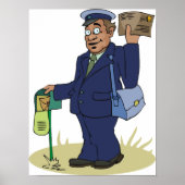 Postie Poster leveren (Voorkant)