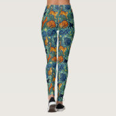 Postimpressionistische stijl katten leggings (Achterkant)