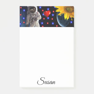 Postit Notes Astronaut