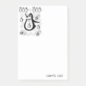 Postit Notes Coloring Penguins Bumblebee (Voorkant)