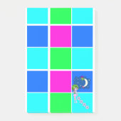 Postit Notes Fairy Pink Blue Squares (Voorkant)