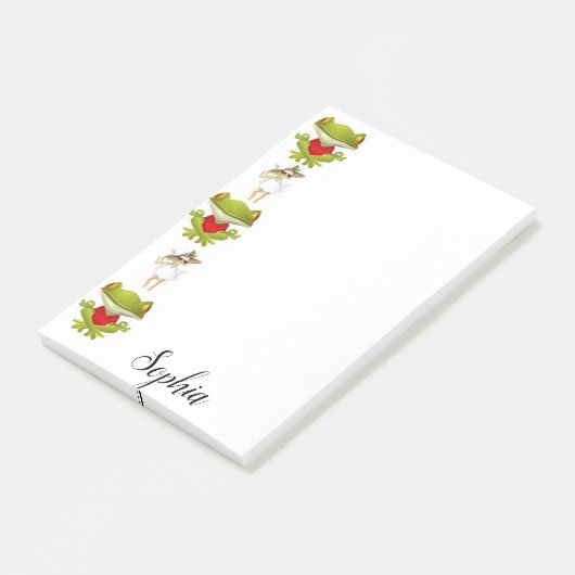 Postit Notes Frogs Chicken Strawberry (Schuin)
