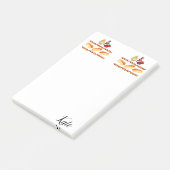 Postit Notes Hotdogs Ketchup Mustard Food (Schuin)