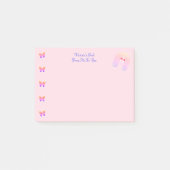 PostIt Notes-pad voor meisjes sjabloon Post-it® Notes (Voorkant)