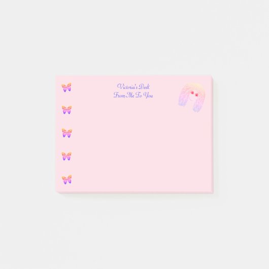 PostIt Notes-pad voor meisjes sjabloon Post-it® Notes (Voorkant)