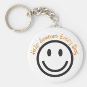 Postive Gift Sleutelhanger-Help elke dag iemand Sleutelhanger (Voorkant)