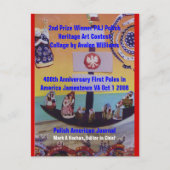 Postkaart 2e Prijs Winner PAJ Heritage.. (Voorkant)