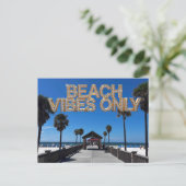Postkaart Alleen Strandstemming (Staand voorkant)