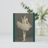 postkaart ballerina (Staand voorkant)