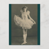 postkaart ballerina (Voorkant)