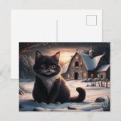 Postkaart Black Cat Serie 2 04 (Voorkant / Achterkant)