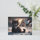 Postkaart Black Cat Serie 2 04 (Staand voorkant)