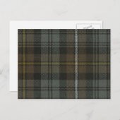 Postkaart Campbell of Argyll Weathered Tartan (Voorkant / Achterkant)