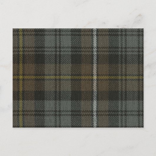 Postkaart Campbell of Argyll Weathered Tartan (Voorkant)