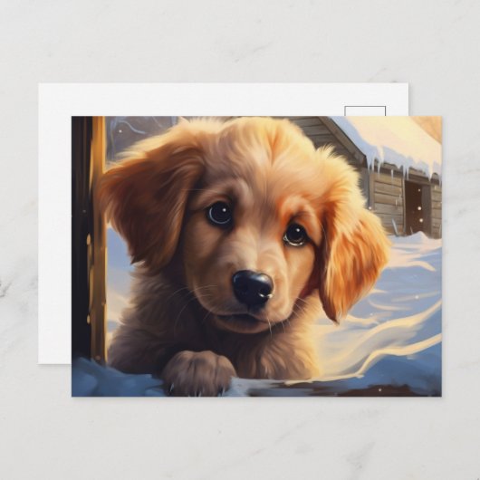 Postkaart Chien 1-18 (Voorkant / Achterkant)