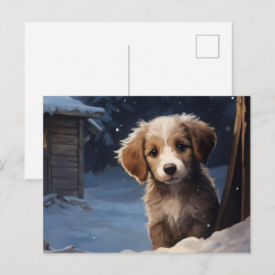 Postkaart Chien 1-9