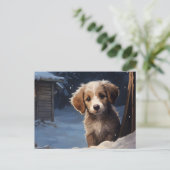 Postkaart Chien 1-9 (Staand voorkant)