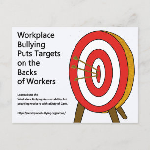 Postkaart-Doelwitten op de Werkplek Briefkaart
