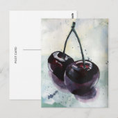 Postkaart - Donkere kersen (Voorkant / Achterkant)