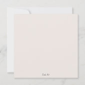 Postkaart Een sexy vrouw.Minimale kunst met het oo Kaart (Achterkant)