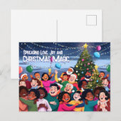 Postkaart Feestdagenkaart (Voorkant / Achterkant)