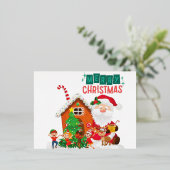 Postkaart Folie Feestdagen Briefkaart (Staand Voorkant)