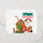 Postkaart Folie Feestdagen Briefkaart (Voorkant / Achterkant)