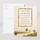 Postkaart formaat - Bijbeltekst geheugenkaart (Voorkant / Achterkant)