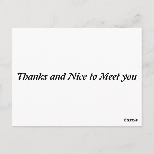 Postkaart, Formaat: Standaard ansichtkaart, Papier Briefkaart (Achterkant)