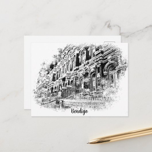 Postkaart, formaat: standaard Briefkaart (Voorkant / Achterkant in situ)