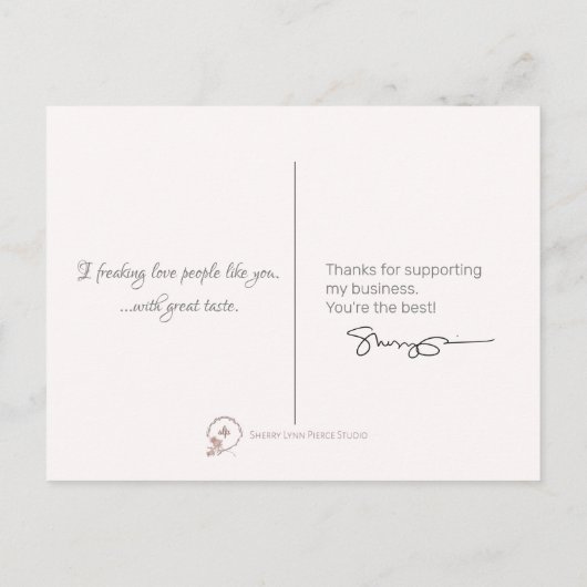 Postkaart, formaat: standaard Briefkaart, papier:  Briefkaart (Achterkant)