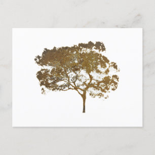 postkaart GOLDEN TREE STYLE DESIGN
