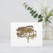 postkaart GOLDEN TREE STYLE DESIGN (Staand voorkant)
