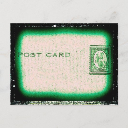 "Postkaart" (groen) Briefkaart (Voorkant)