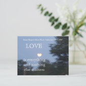 Postkaart Hartvormige maan (Staand voorkant)