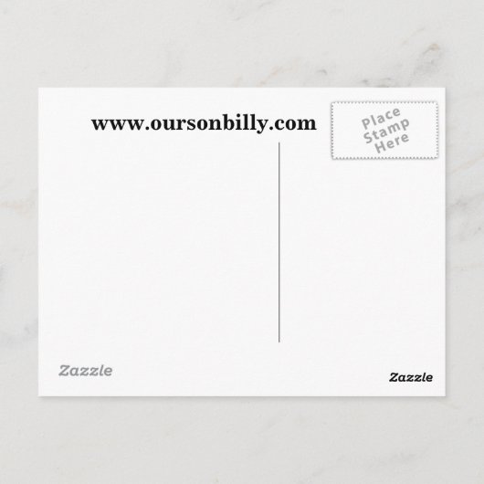 Postkaart Hartvormige maan (Achterkant)