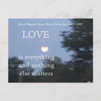 Postkaart Hartvormige maan