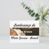 Postkaart herinnering aan Mato Grosso (Staand voorkant)