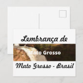 Postkaart herinnering aan Mato Grosso (Voorkant / Achterkant)