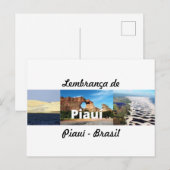 Postkaart herinnering aan Piauí (Voorkant / Achterkant)