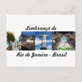 Postkaart herinnering aan Rio de Janeiro