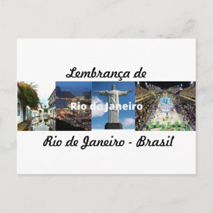 Postkaart herinnering aan Rio de Janeiro