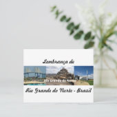 Postkaart herinnering aan Rio Grande do Norte (Staand voorkant)