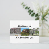 Postkaart herinnering aan Rio Grande do Sul (Staand voorkant)