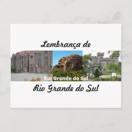 Postkaart herinnering aan Rio Grande do Sul
