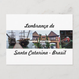 Postkaart herinnering aan Santa Catarina Brazilië