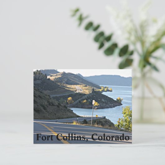 Postkaart Horsetooth Reservoir (Staand voorkant)