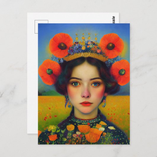 Postkaart in Oekraïne (Voorkant / Achterkant)