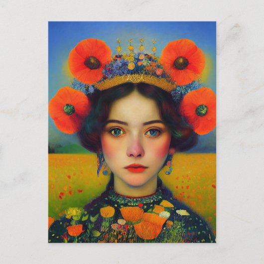 Postkaart in Oekraïne (Voorkant)