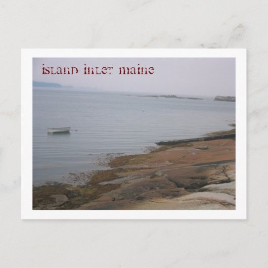 postkaart: Island in Maine Briefkaart (Voorkant)